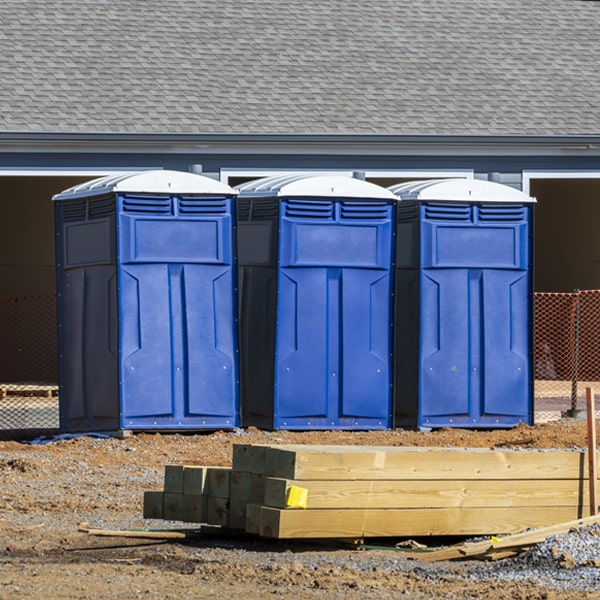 can i customize the exterior of the porta potties with my event logo or branding in Stallion Springs California